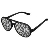 Retro Party Shades Kuh Sonnenbrille (Schrägansicht)