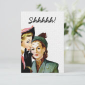 Retro-Party V2 Einladung (Stehend Vorderseite)