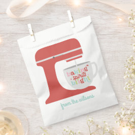 Retro Pastel Baking Spirit's Helle Weihnachten Geschenktütchen