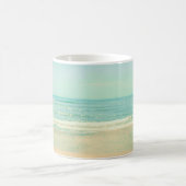 Retro Pastel Beach, Hintergrund, Sommer, Vintag, Kaffeetasse (Mittel)