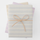 Retro pastel boho wrapping paper for Christmas Geschenkpapier Set (Beispiel)