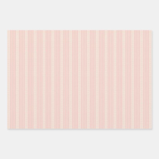 Retro pastel boho wrapping paper for Christmas Geschenkpapier Set (Vorderseite)