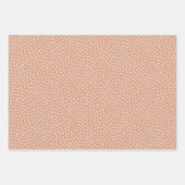 Retro pastel boho wrapping paper for Christmas Geschenkpapier Set (Vorderseite 2)