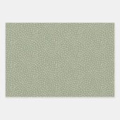 Retro pastel boho wrapping paper for Christmas Geschenkpapier Set (Vorderseite)