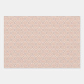 Retro pastel boho wrapping paper with sea shells geschenkpapier set (Vorderseite 3)