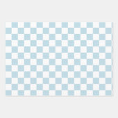 Retro Pastel Checkered Pattern Geschenkpapier Set (Vorderseite 3)