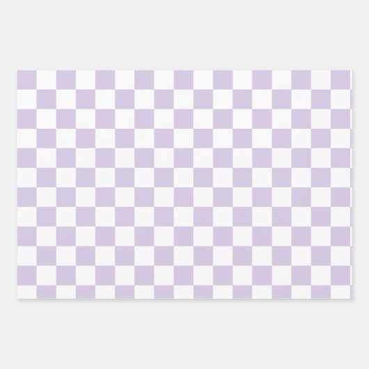 Retro Pastel Checkered Pattern Geschenkpapier Set (Vorderseite 2)