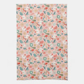 Retro Pastel Christmas Geschirrtuch (Vertikal)