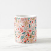 Retro Pastel Christmas Kaffeetasse (Mittel)