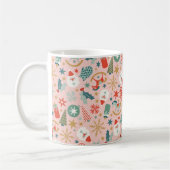 Retro Pastel Christmas Kaffeetasse (Links)