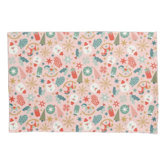 Retro Pastel Christmas Kissenbezug