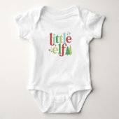 Retro Pastel Christmas | Little Elf Baby Strampler (Vorderseite)