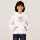 Retro Pastel Christmas | Little Elf Hoodie (Vorne ganz)