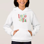 Retro Pastel Christmas | Little Elf Hoodie (Vorderseite)