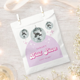 Retro Pastel Disco Groove Brautparty Geschenktütchen