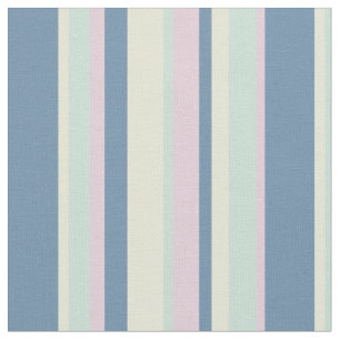 Retro Pastel Farbstreifen Vintagen Strandbars Stoff