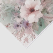 Retro Pastel floral Charm Decoupage Prints Seidenpapier (Ausschnitt)