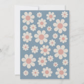 Retro Pastel Graduation Party Einladung (Rückseite)