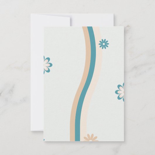 Retro Pastel Gray Blue Niedlich Baby Dragon Dankeskarte (Rückseite)