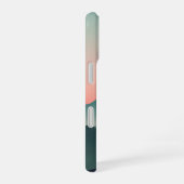 Retro Pastel Mountain Dawn iPhone 16 Hülle (Rechte Seite)