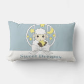 Retro Pastel Niedlich Lamm Lendenkissen (Vorderseite)