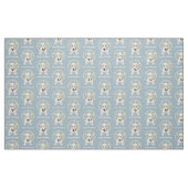 Retro Pastel Niedlicher Cartoon Lamm Stoff (Fat Quarter (45,7 x 55,9 cm))