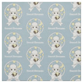 Retro Pastel Niedlicher Cartoon Lamm Stoff (Muster)