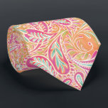 Retro Pastel Pink Paisley Pattern Krawatte<br><div class="desc">Diese Retro-Krawatte im Nackenstil weist ein aufwändiges Paisley-Muster mit Rosa-,  Pfirsich-,  Aqua-Blau- und Hellgrün auf,  das vom weltbekannten Künstler © Tim Coffey entworfen wurde.</div>