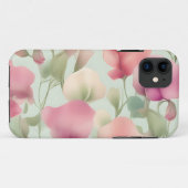 Retro Pastel Sweet Pea Pattern Case-Mate iPhone Hülle (Rückseite (Horizontal))
