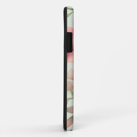 Retro Pastel Sweet Pea Pattern Case-Mate iPhone Hülle (Hinten/Rechts)