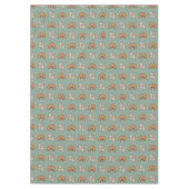 Retro Pastel Tablecloth 70s Groovy Earthy Vibes Tischdecke (Vorderseite)