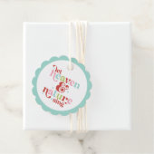 Retro Pastel Weihnachten Ließ Himmel und Natur Sin Geschenkanhänger (Beispiel)