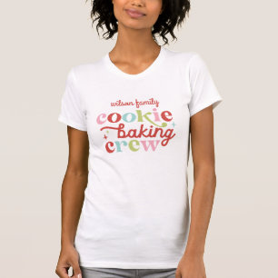 Retro Pastel Weihnachtskochtopf Backen Crew   Fami T-Shirt