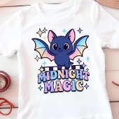 Retro Pastelcore Niedliches Halloween-Bat & Checke T-Shirt