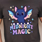 Retro Pastelcore Niedliches Halloween-Bat & Checke Tri-Blend Shirt