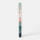 Retro-Pastell-Bergdämmerung iPhone 16 Hülle (Linke Seite)
