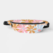 Retro-Pastell-Groovy-Daisy-Blumenmuster Bauchtasche (Vorderseite)