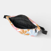Retro-Pastell-Groovy-Daisy-Blumenmuster Bauchtasche (Offen)
