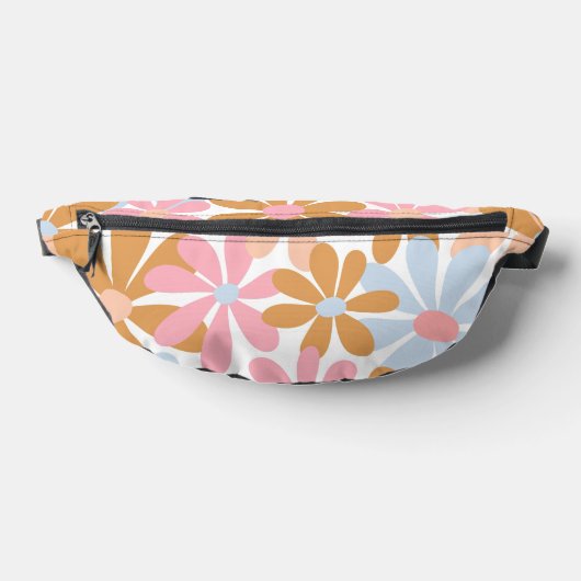 Retro-Pastell-Groovy-Daisy-Blumenmuster Bauchtasche (Ablage )