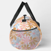 Retro-Pastell-Groovy-Daisy-Blumenmuster Duffle Bag (Rechts)