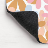 Retro-Pastell-Groovy-Daisy-Blumenmuster Mousepad (Ecke)
