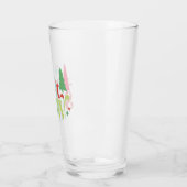 Retro Pastell Schnee lassen Glas (Links)