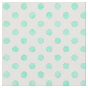 Retro Pastellfarben, weißes Polka-Dochtmuster Stoff