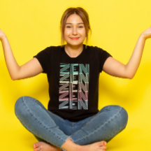 Retro Pastellfarben ZEN Farbenfrohe Gefälle Yoga s