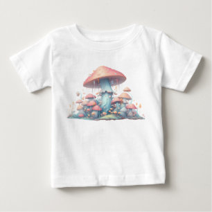 Retro Pastellpilze in sanften Farben 02 Baby T-shirt