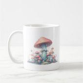 Retro Pastellpilze in sanften Farben 02 Kaffeetasse (Links)