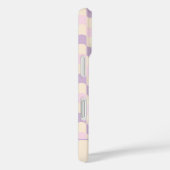 Retro Pastellrosa und Lila Muster Personalisiert Case-Mate iPhone Hülle (Rückseite / Rechts)