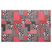 Retro-Patchwork-Blumen-Quilt-Muster Stoff (Fat Quarter (45,7 x 55,9 cm))