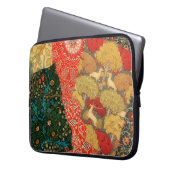 Retro-Patchwork-Collage-Kunst-Laptop-Hülle Laptopschutzhülle (Vorderseite Links)