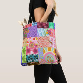 Retro Patchwork Groovy Boho Tote Bag Tasche (Von Nahem)
